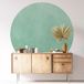 Autocollant Mural Rond - Couleur Tendance - Diamètre 40 cm - Adhésif Mat