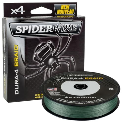 SpiderWire Dura 4 - Vislijn - 0,4mm - Mosgroen - 300yd