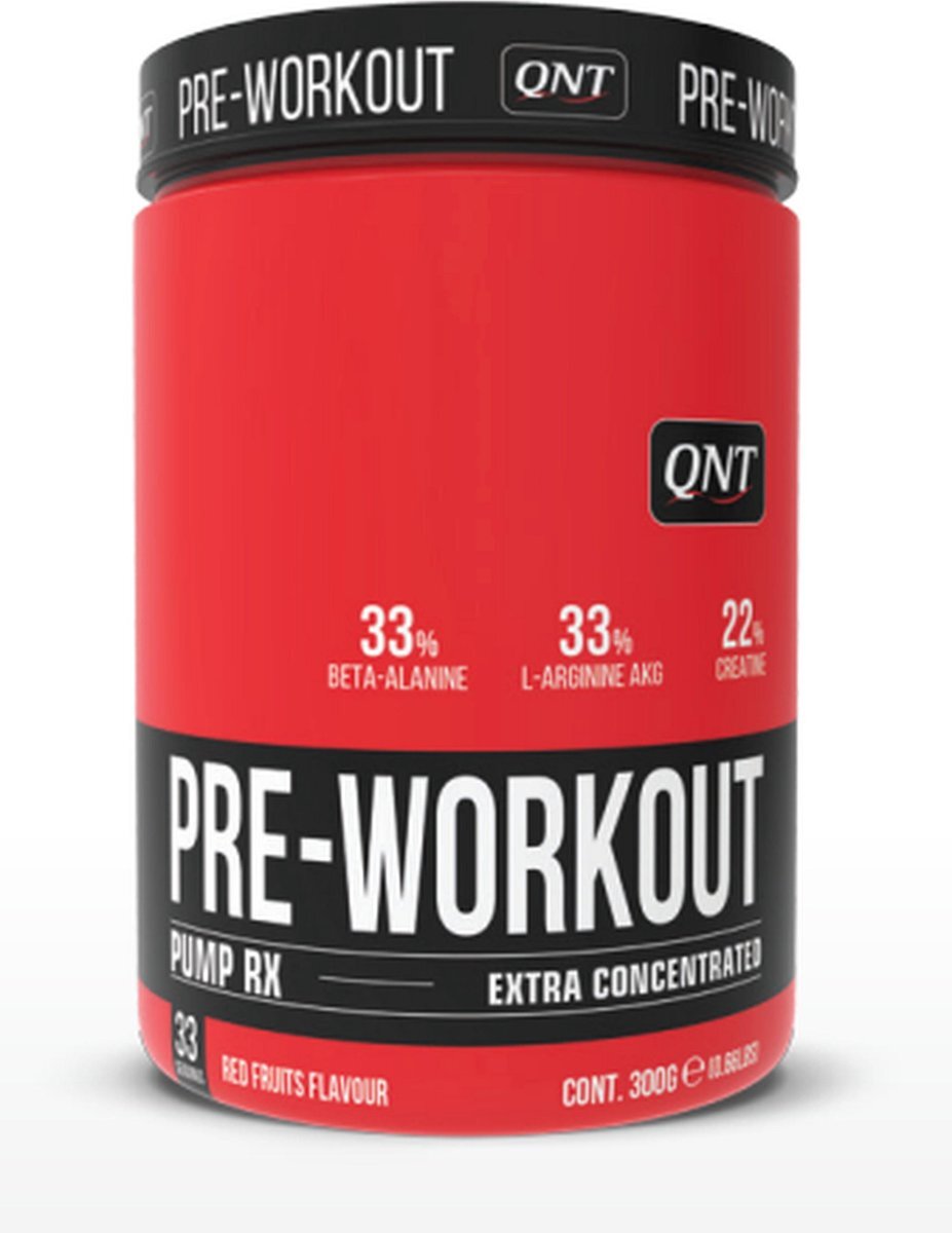 Qnt Pump RX Pre-Workout Extra Concentrated - 300 gr - Red Fruits