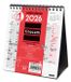 Finocam Tafelkalender 2026, Maandoverzicht Januari - December (12 maanden), Kalender 2026 om te noteren, Neutrale maandplanner - Spaans