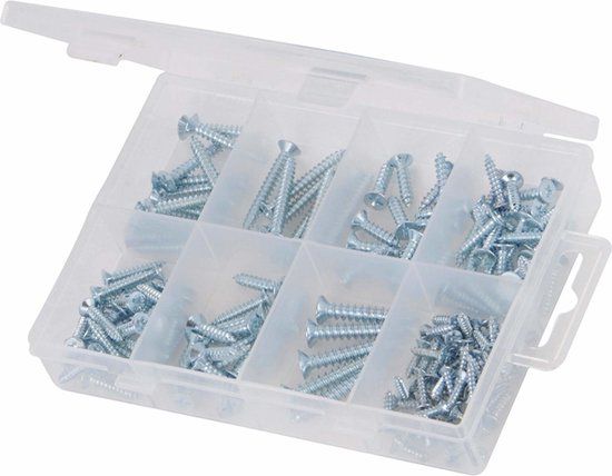 Fixman Zelftappende schroef assortiment - 160-delig