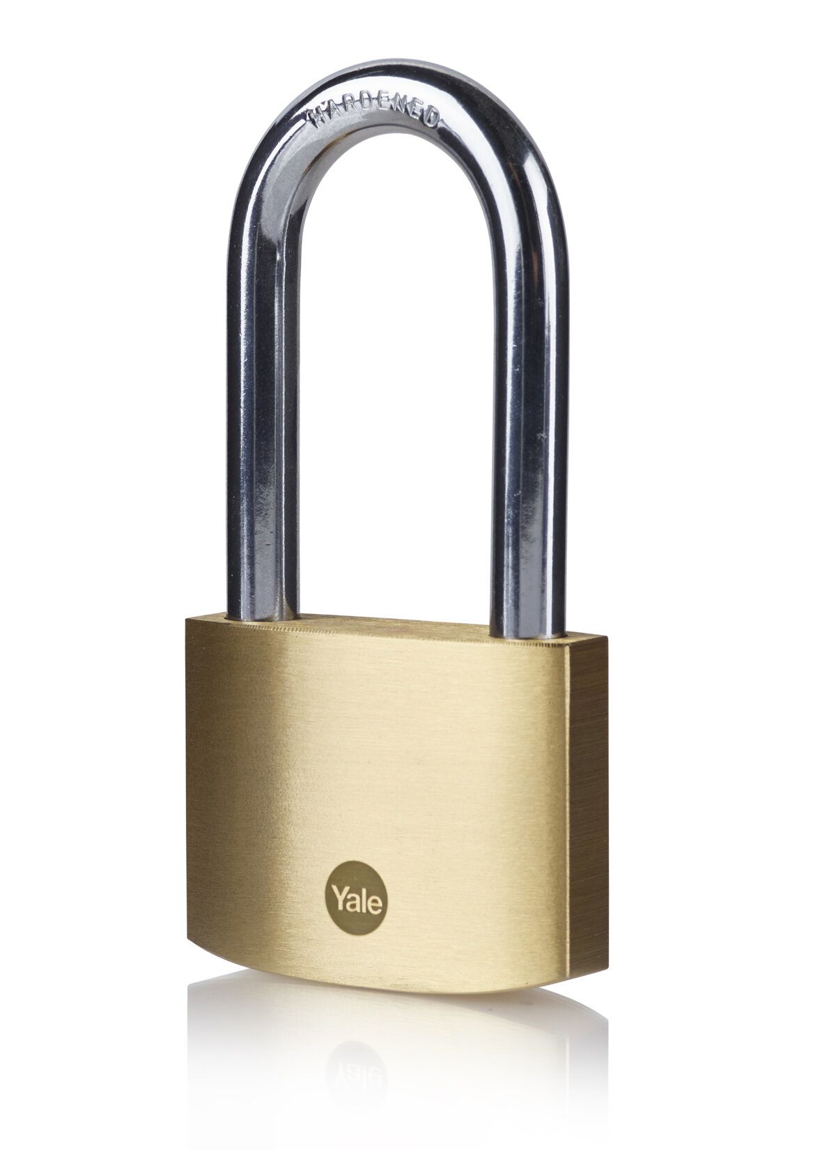Yale Y110B/60/163/1 Hangslot - 60mm - Geelkoper - Gelijksluitend - 1 Stuk