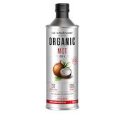Eat Wholesome Biologische MCT Olie, 500ml - Hoog C8 & C10, 100% Kokosnoot, Voor Koffies, Salades & Smoothies, Keto & Vegan Vriendelijk