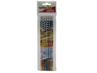 CYPBRANDS Pokémon Potloden met gum, 6-delige set, schrijfmateriaal, potloden, mutlicolor, officieel product