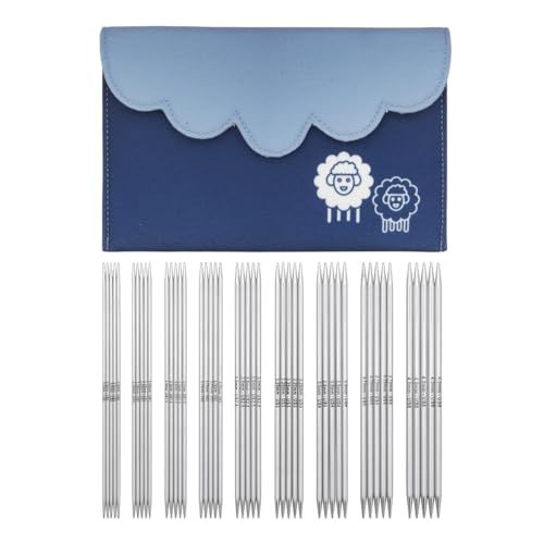 KnitPro Nova Deluxe breinaaldenset met dubbele punt - 9 x 15 cm, 5 stuks