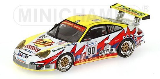 PORSCHE 911 GT3 RSR #90 24h Le Mans 2004 - 1:43