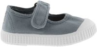 Victoria Geverfde canvas Sandalen voor kinderen 1915 Mercedes Atlantisch blauw Unisex Gesp Textiel Rubber Platte sandalen