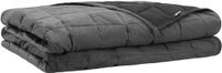 vidaXL Verzwaringsdeken Antraciet 120 x 180 cm 5 kg 100% Katoen