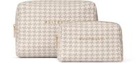 SUITSUIT Toilettas dames - Make up tasje - Beauty set - Fusion Natural Houndstooth