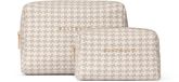 SUITSUIT Toilettas dames - Make up tasje - Beauty set - Fusion Natural Houndstooth