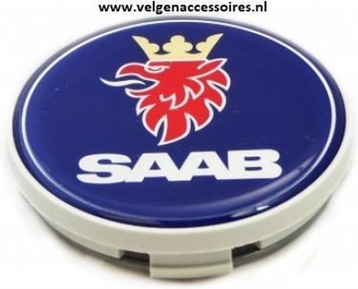 SAAB naafdoppen - set van 4 stuks - 63mm 12775052