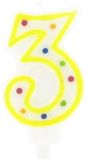 FACKELMANN Birthday Candle Number 3