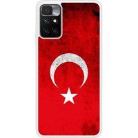 Xiaomi Redmi 10 Drapeau turquie Verstevigd hoesje met sublimatie bedrukking