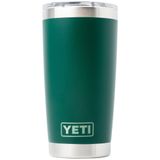 Yeti Rambler Tumbler Cup 20oz Mag Slider Lid, Black Forest Green