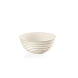 Guzzini - Tierra Kom S Gerecyclede Plastic Bak Melkwit Ø 12,2 x H11,5 cm | 348 cc