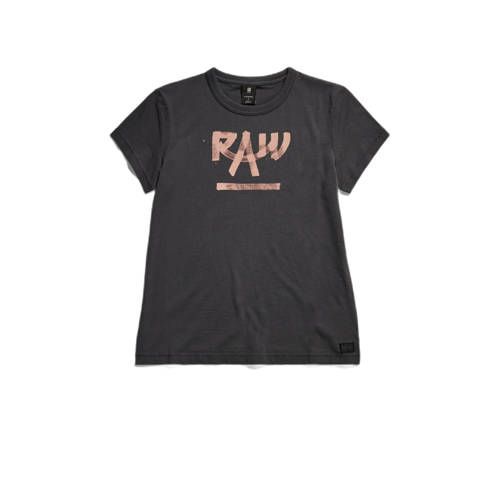 G-Star RAW T-shirt - Grijs - Biologisch Katoen