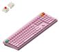 NuPhy Node 100, clavier mécanique sans fil, profil haut, disposition ANSI US, Bluetooth, 2.4GHz, USB-C, rose clair, Red Max