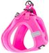 Martin Sellier Harnais pour chien en mesh, Taille M, Rose néon