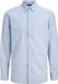 JACK&JONES JPRBLUSUMMER LINEN BL SHIELD LS SHIRT LN Heren Overhemden Lange mouw Katoen Linnen Gestreept Chambray Blue M