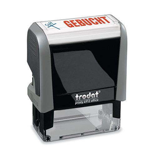 Trodat Office Printy Kantoor stempel DE Blauw, Rood