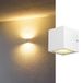 SLV Wandlamp; aluminium/glas; wit; GX53 230 V
