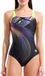 Arena Jellyfish Swim Pro Back Maillot de bain Femmes Noir - Gris - Jaune XL (42)