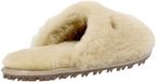 Vanuba Shannon Serie - Pantoufles pour femme - Peau de mouton - Taille 37 - Champagne