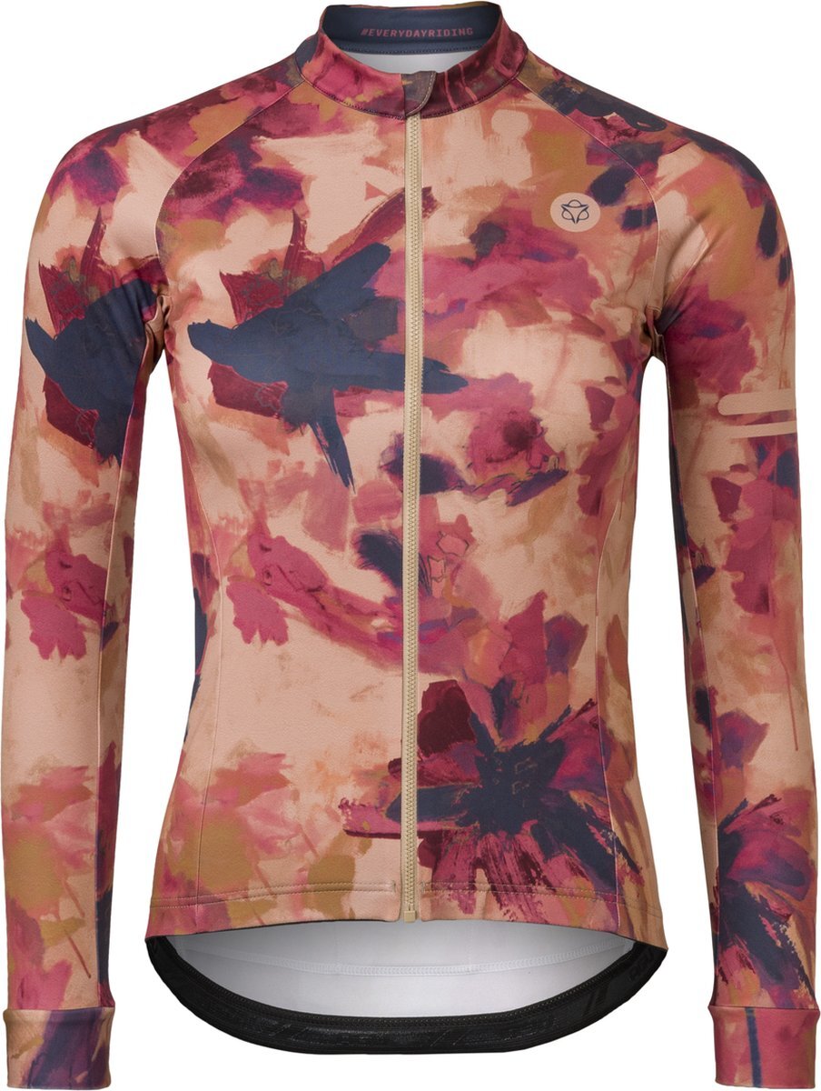 AGU Oil Flower Fietsshirt Lange Mouwen Trend Dames - Oil Flower - XL