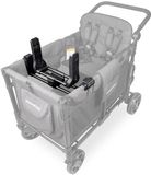 WonderFold W4 Autostoeladapter - Voor Kinderwagen en Buggy - Zwart - 360° Draaibaar