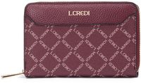 L.CREDI Filiberta Zip Around Portefeuille Cherry Shade