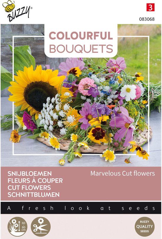 Buzzy bloemzaad - Snijbloemen Marvelous Cut flowers | Colorful Bouquets