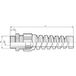 LAPP 53017610 Presse-étoupe avec spirale de protection anti-pliage M16 Polyamide Gris argenté (RAL 7001) 100 pc.