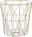Beliani Lanark table d'appoint - Or/couleur bois clair - MDF - 40cm