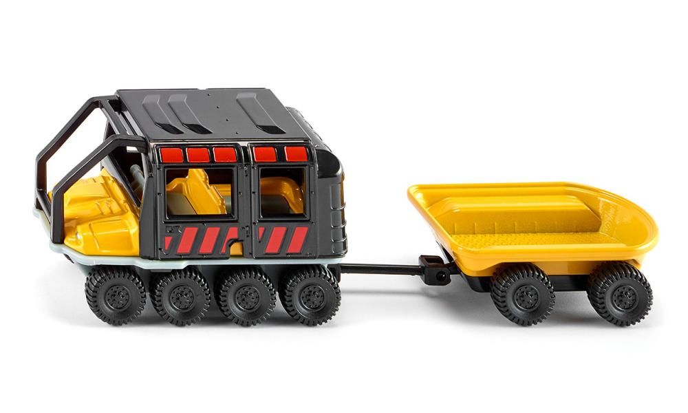 SIKU Argo Avenger met cabine en aanhanger - Speelgoedvoertuig