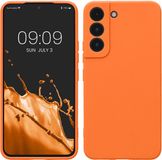 kwmobile telefoonhoesje geschikt voor Samsung Galaxy S22 - Hoesje voor smartphone - Precisie camera uitsnede - In fruitig oranje