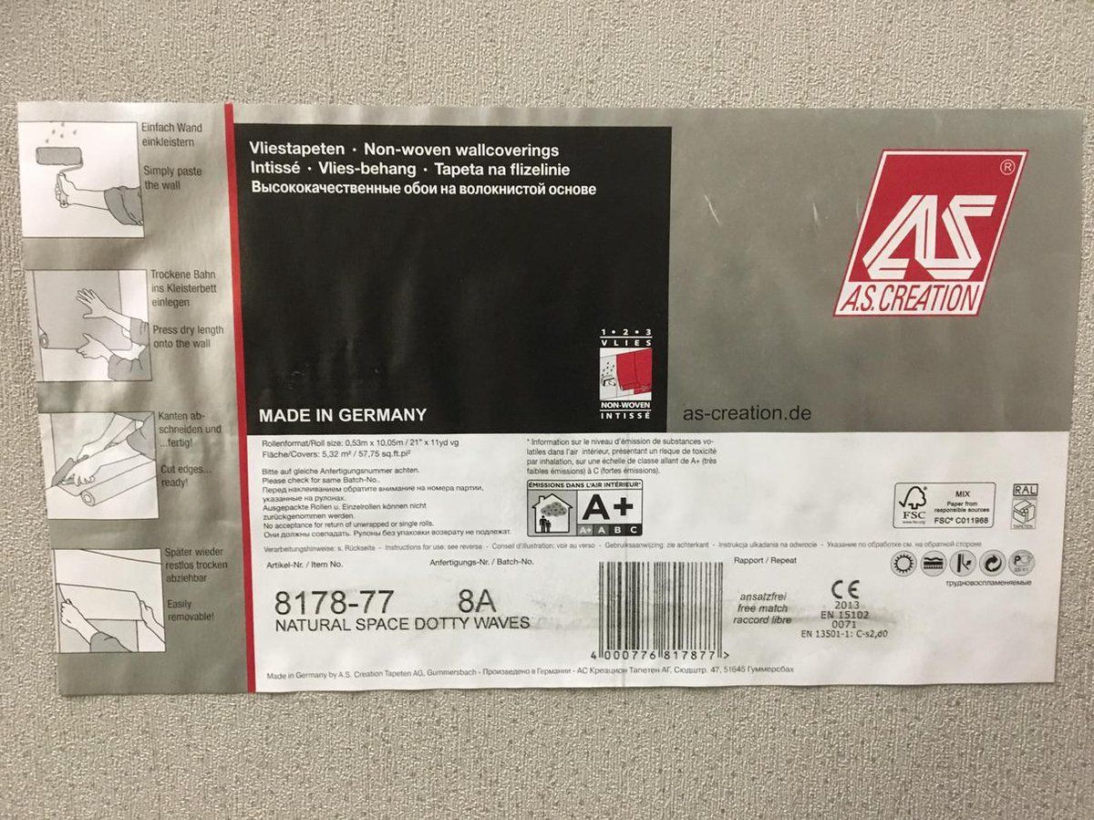 A.S. Création Vliesbehang 8178-77 - grijs