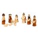Dekohelden24 Houten kerststalfiguren als set van 10, 5 cm
