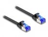 Delock 80172 Netwerkkabel Zwart 0,25 m Cat6a U/FTP (STP) Plat