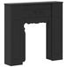 vidaXL Haardombouw Noir 93 x 20 x 89 cm Bois traité