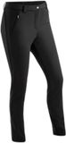 Maier Sports Dames wandelbroek Lapilli Zwart Polyester Maat 36