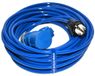 CEE campingadapter PUR H07BQ-F 3x2,5 – Campingstekker naar CEE-stopcontact, blauw – 40 meter – voor campers, caravans, boten
