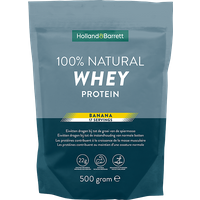 Holland & Barrett 100% Natural Whey Protein Banana - 500g