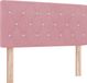 vidaXL - Hoofdbord - Roze - 90 cm - Fluweel