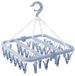 Marque non spécifiée Étendoir pliable - Avec 32 pinces - Bleu