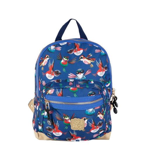 Pick & Pack rugzak Birds S blauw
