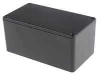 RS PRO Aluminium behuizing zwart buitenmaat 114,4 x 63,7 x 55,1 mm