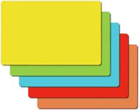 Sigel MU103 Plaknotitie Magnetic Notes 15 cm x 10 cm Blauw, Geel, Groen, Oranje, Rood 25 stuk(s)
