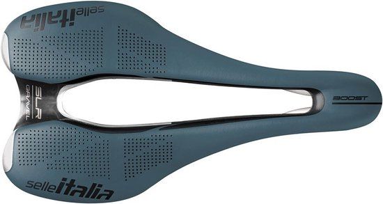 Selle Italia SLR Boost Gravel Superflow Ti 316 Saddle - Blue - 145 mm