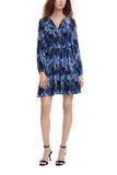 Desigual Femme Robe Longue Manches Longues