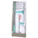 Aqua Laser kit de nettoyage de vitres | set complet de raclettes | raclette avec manche télescopique 130 cm